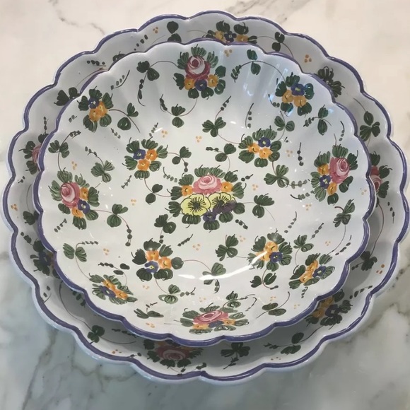 COTTURA HANDMADE FLORAL PATTERN BOWL SMALL - Picture 8 of 15